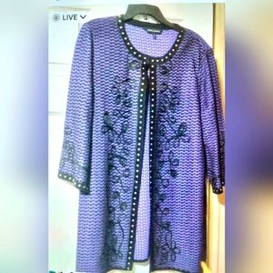 Ming Wang Purple Blazer